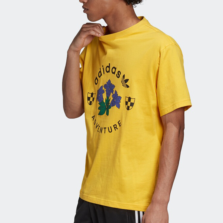 Футболка мужская Sunlight Yellow Adidas Originals, желтый — фото 3