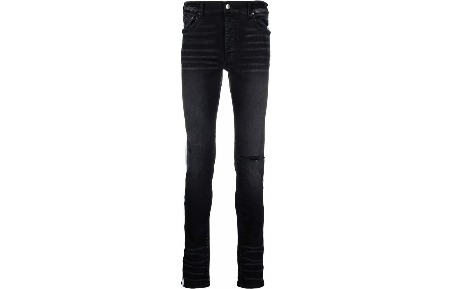 

Флокированные спортивные джинсы AMIRI, черные