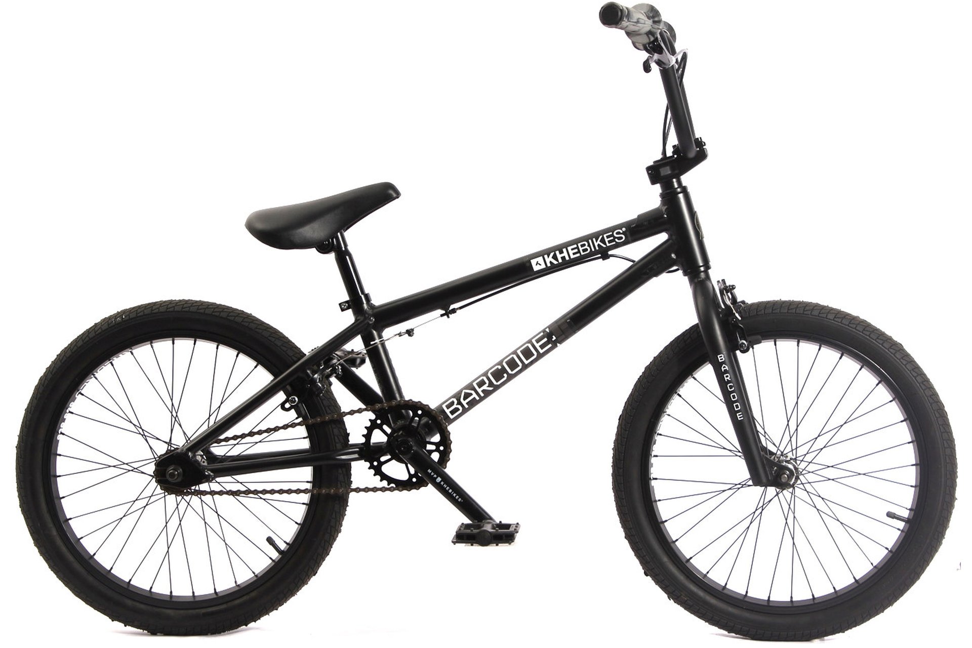

Велосипед BMX KHE Barcode LL - 20 дюймов - BMX - Aktion, цвет Schwarz|Matt Black