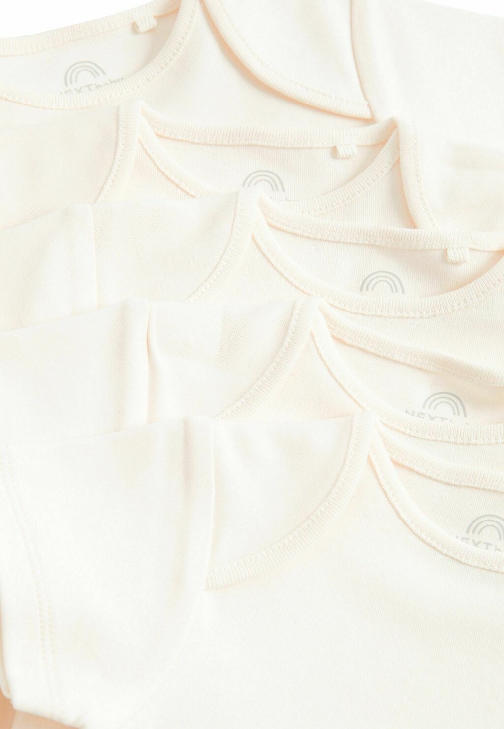 Базовая футболка 5 PACK SHORT SLEEVE Next, цвет cream — фото 4
