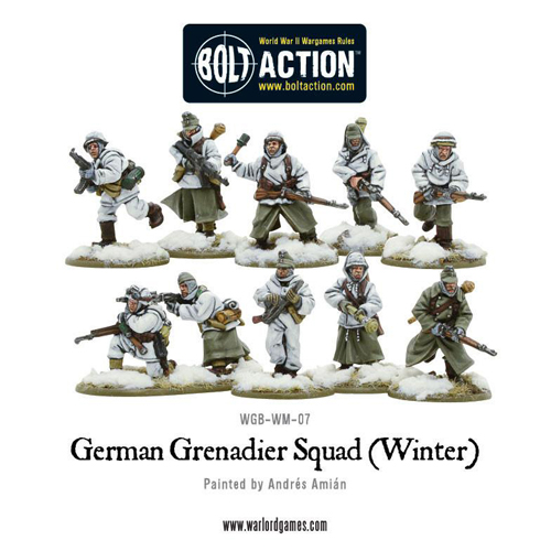 

Фигурки German Grenadiers In Winter Clothing Warlord Games