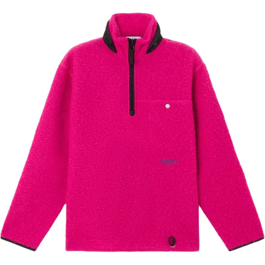 Лого Embroidered Drawstring Hem Свитшот STONE ISLAND, Fuchsia
