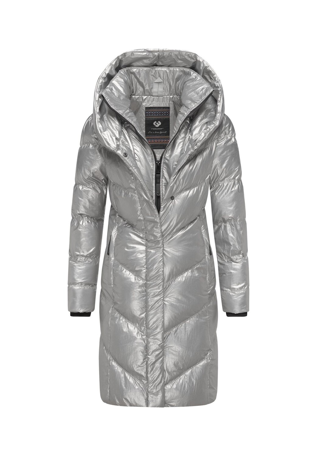 

Полупальто Natalka Bling Ragwear, светло-серый