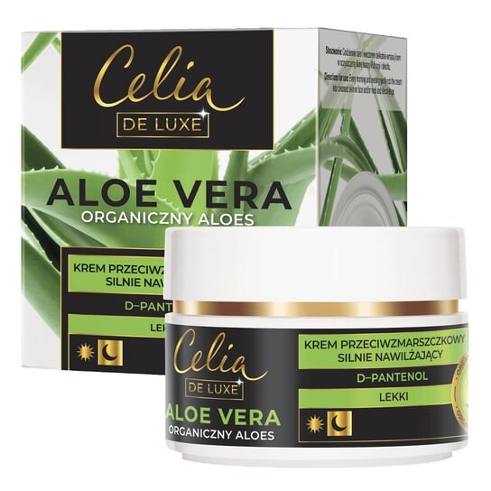 

Легкий крем против морщин, сильно увлажняющий Celia Aloe Vera
