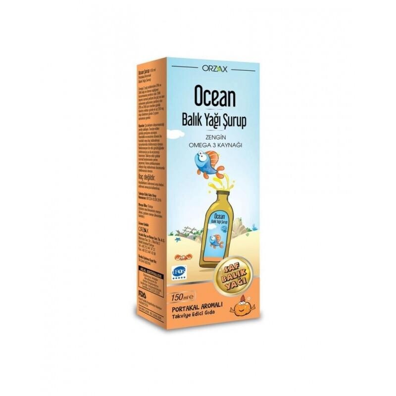 

Ocean Omega 3 со вкусом апельсина 150 мл сироп ORZAX
