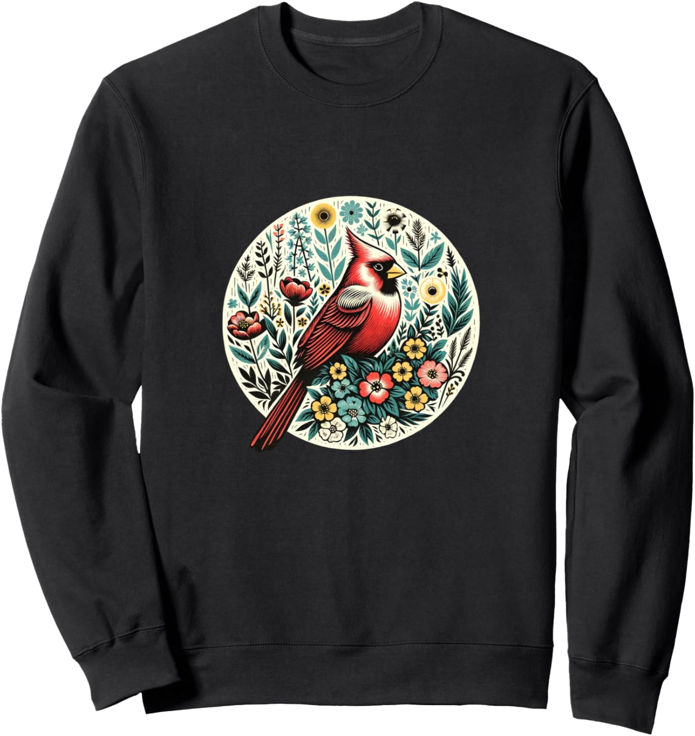 

Иллюстрации от Red Cardinal Nature Lovers, Wildflowers. Толстовка Cottagecore Snugg, черный