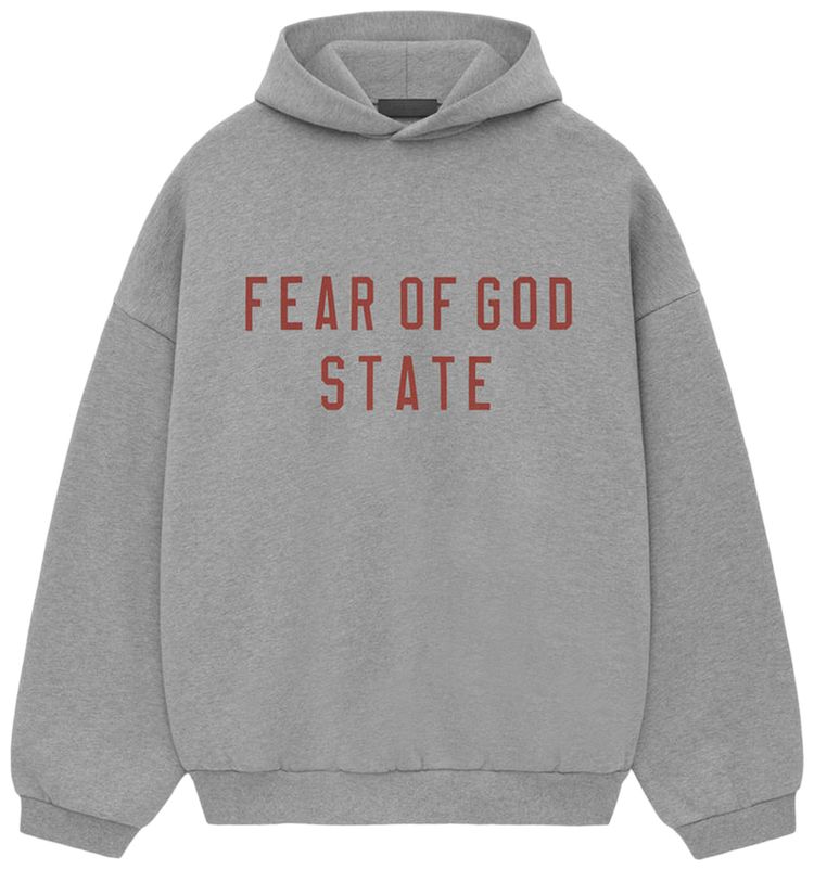 

Худи Fear of God Essentials Fleece Hoodie 'Dark Heather', серый