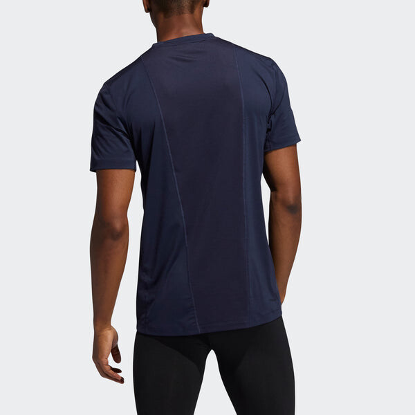 Футболка adidas TF Turf Ss Ftd Training Sports Elastic Short Sleeve Blue, синий — фото 3
