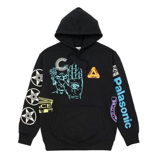 

Толстовка x cannondale fw21 graffiti hoodie 'black' Palace, черный