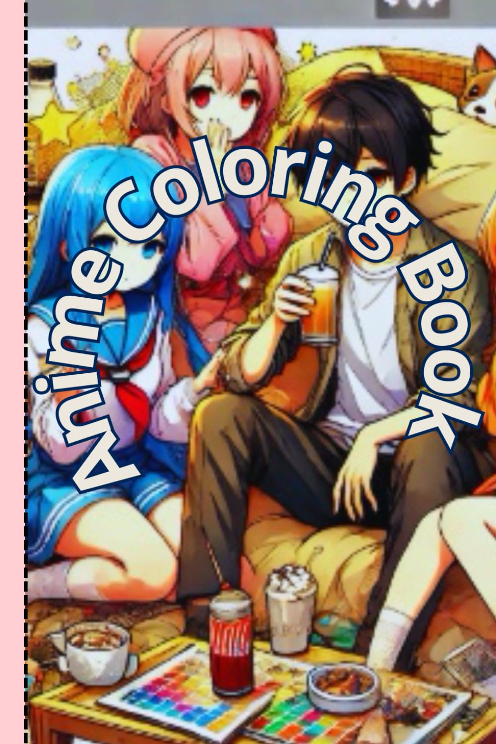 

Anime Coloring Book: Anime Coloring Book for Adults and Teens - Unisex Edition (Portuguese Edition) (Independently published)