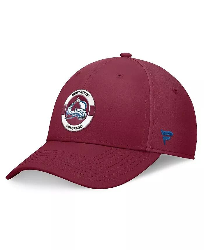 

Мужская гибкая шапка Colorado Avalanche Authentic Pro Training Camp бордового цвета Fanatics, красный