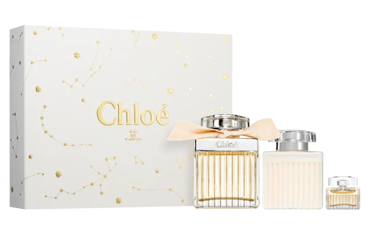 Chloé Набор духов Chloe Women's Body Lotion By The Same Name Eau De Parfum Lychee Little Blue Orchid из трех предметов — фото 3