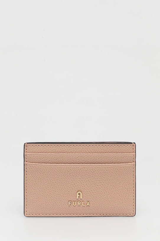 

Кожаный чехол для карт Furla, оранжевый