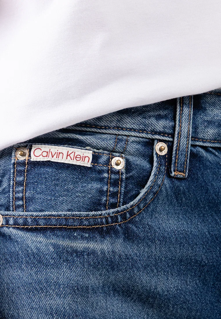 Джинсы, зауженные к низу с высокой посадкой, Calvin Klein Jeans — фото 3