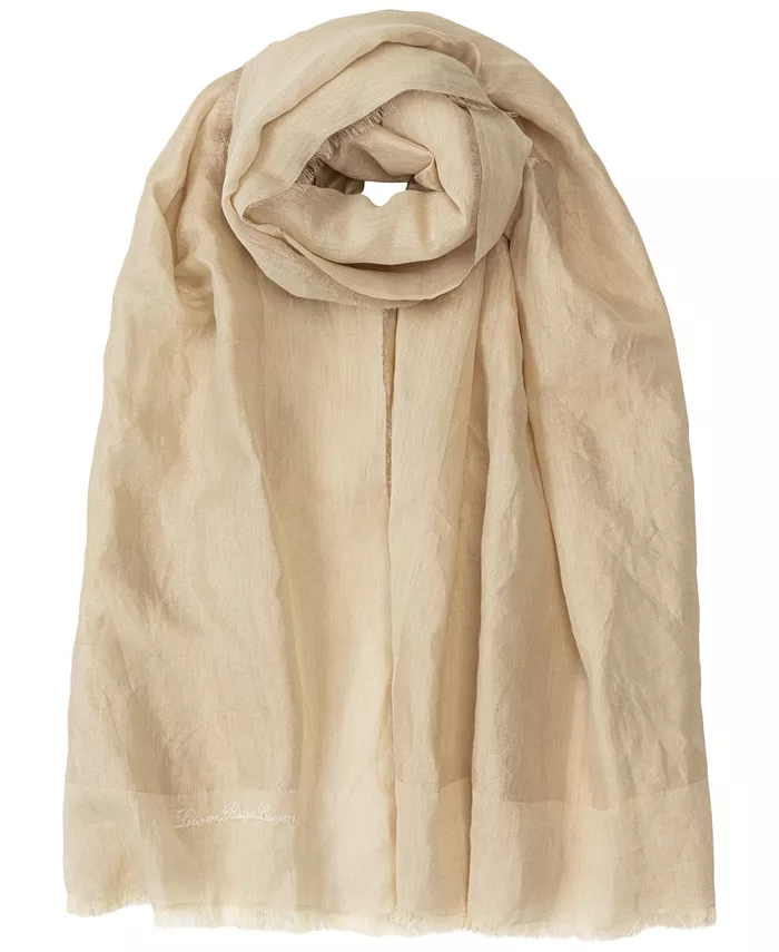 

Шарф Metallic Wrap Lauren Ralph Lauren, слоновая кость/кремовый