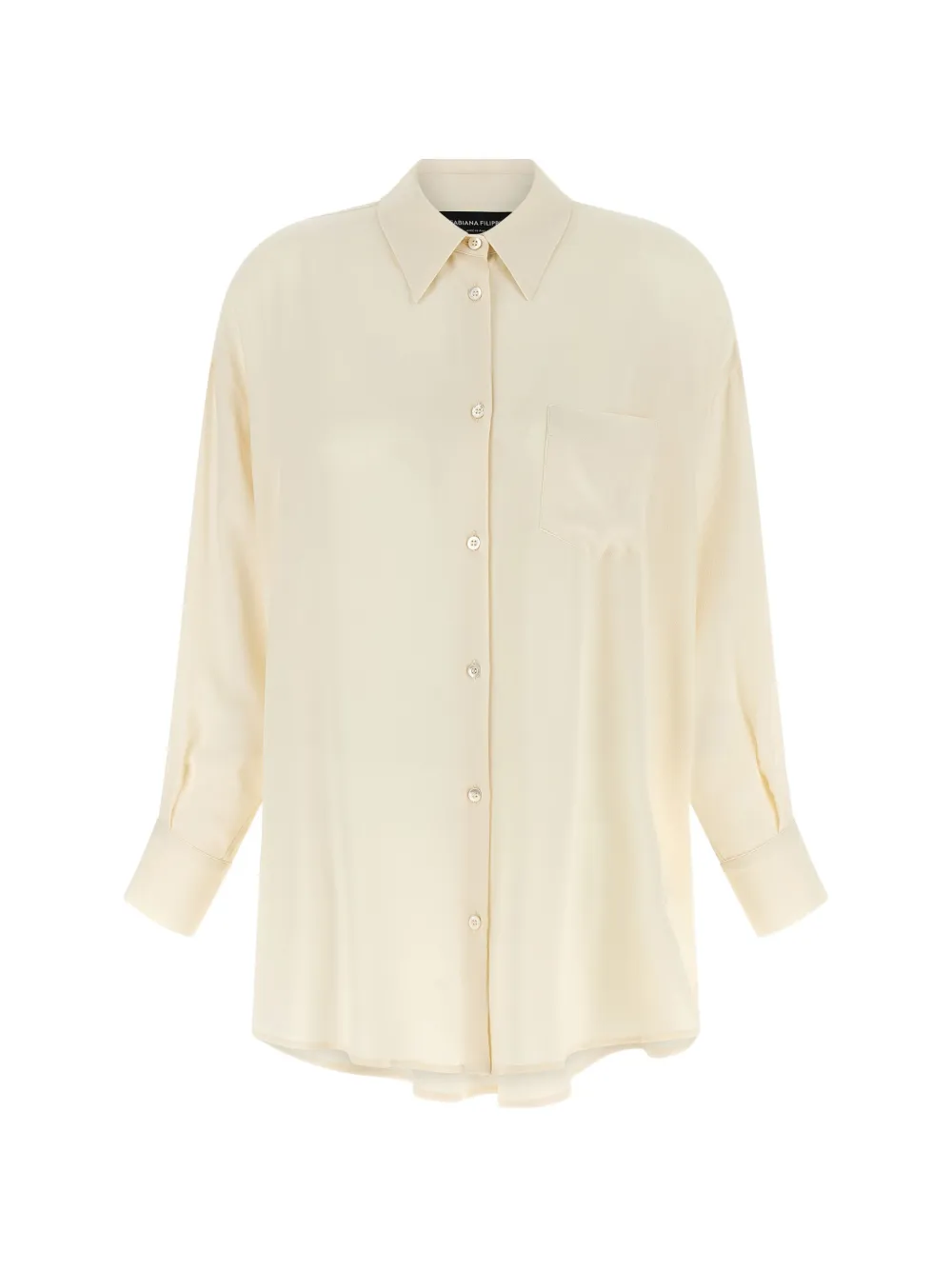 

Рубашка на пуговицах Fabiana Filippi, бежевый