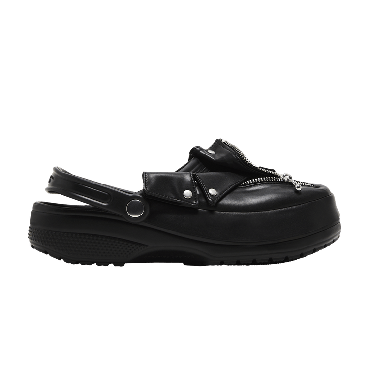 

Кроссовки Crocs BEAMS x Classic Clog 'Leather Riders', черный
