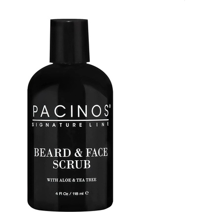 

Shave System скраб для бороды и лица с алоэ и чайным деревом, 4 унции Pacinos
