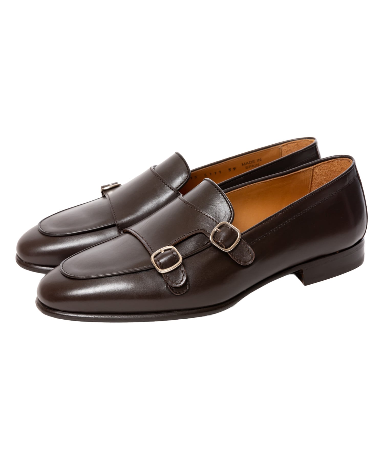 Туфли двойная пряжка Berwick1707, Dark brown