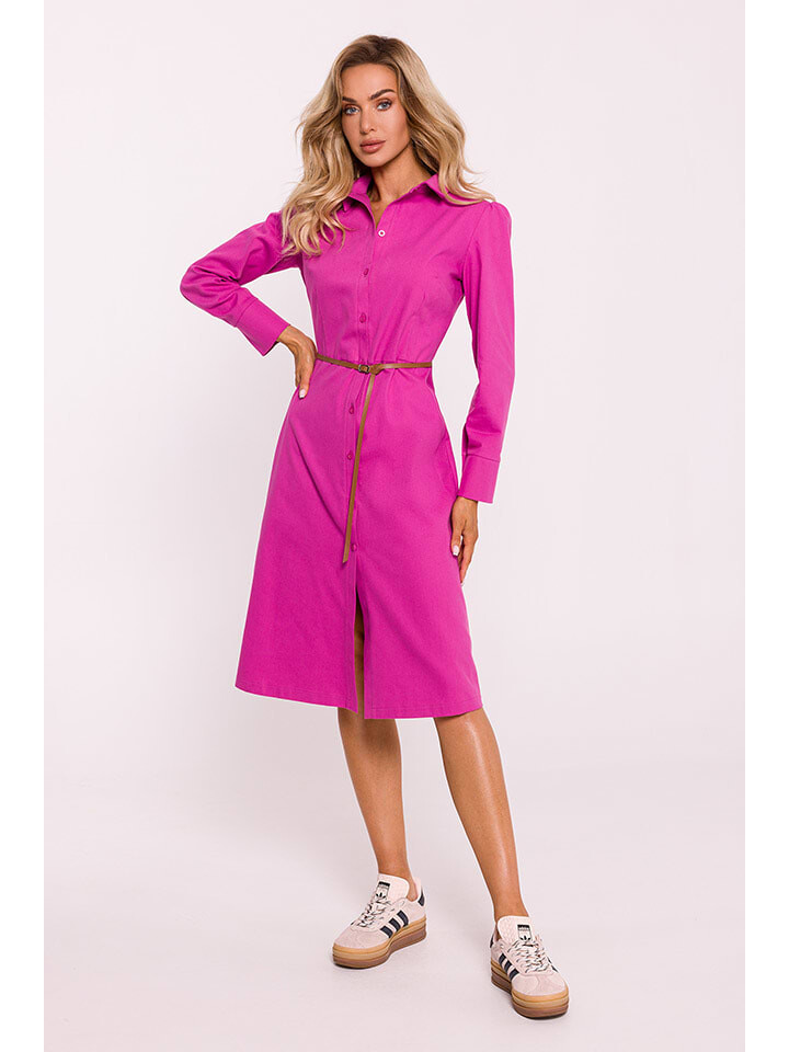 

Платье до колена made of emotion Hemdkleid, розовый