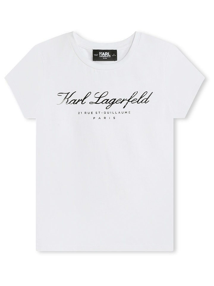 

Футболка Karl Lagerfeld Kids, белый