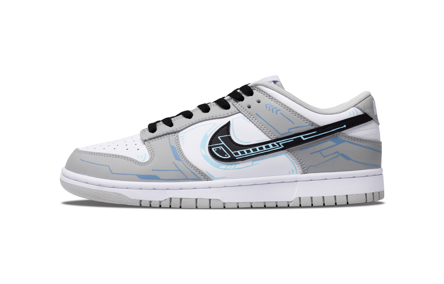 

Кроссовки Nike Dunk Skateboard Shoes Men Low-Top Blue, Синий, Кроссовки Nike Dunk Skateboard Shoes Men Low-Top Blue