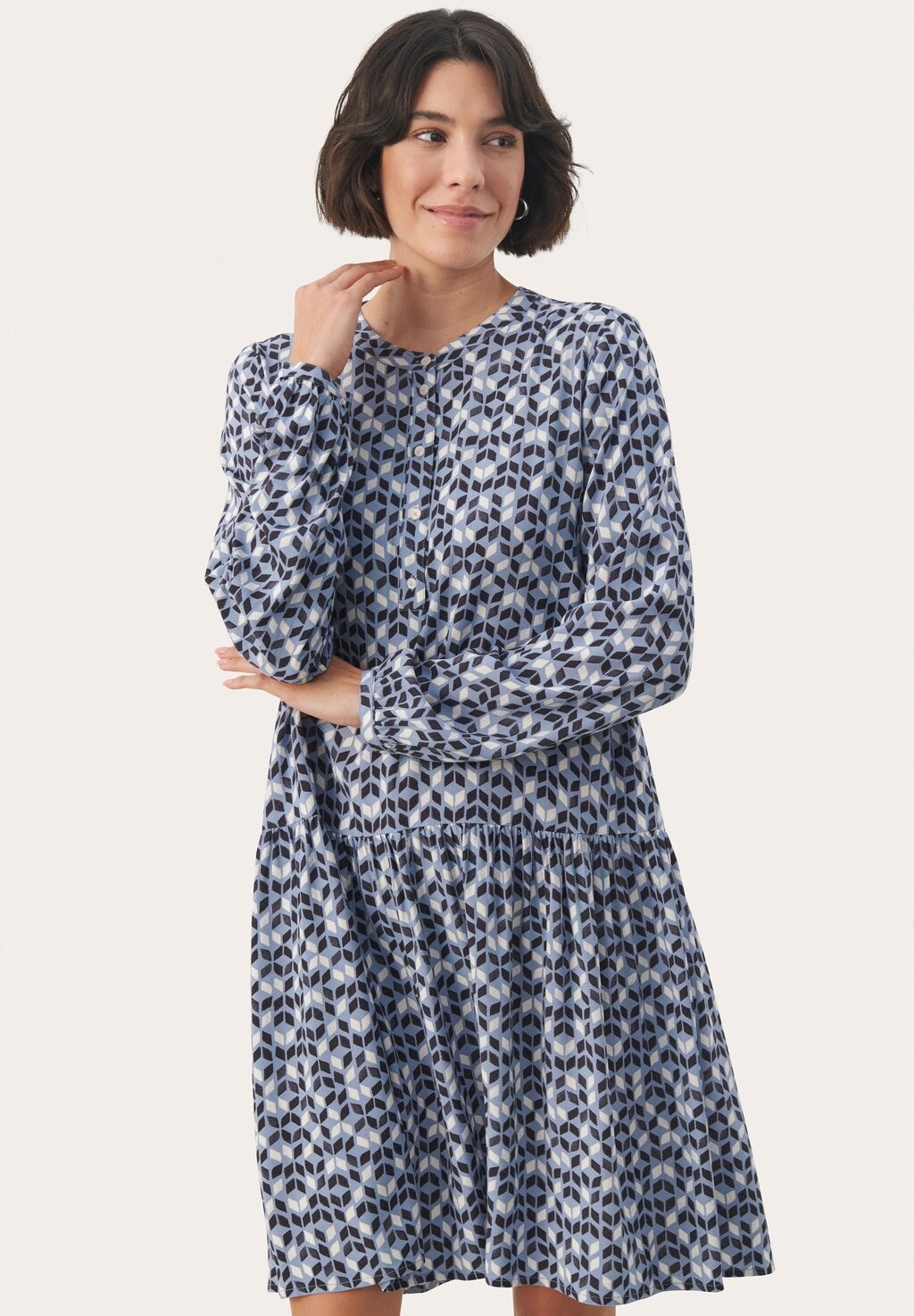 

Платье-блузка ALLIE Part Two, цвет faded denim graphic print