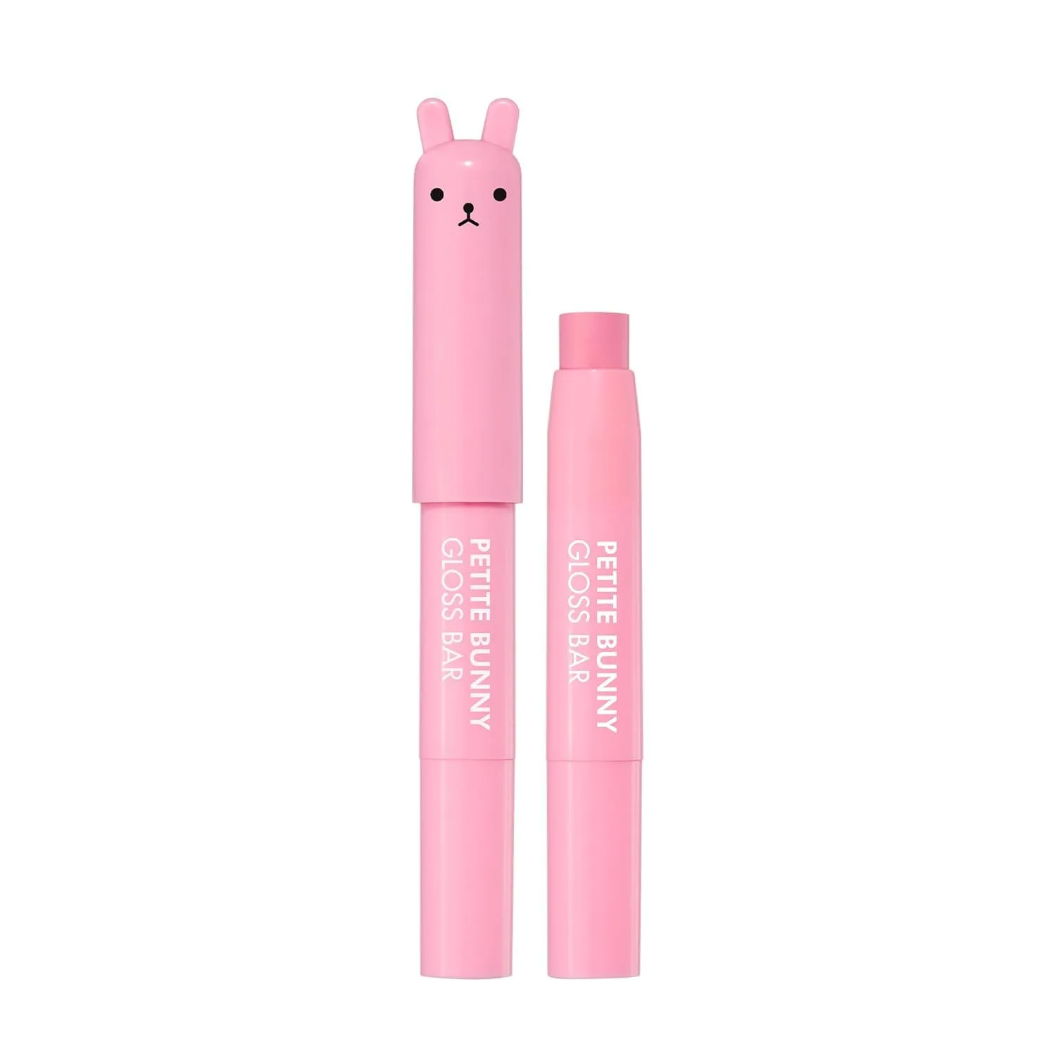 TONYMOLY Bunny Beauty Essentials - карманный спрей для лица Pocket Bunny Facial Moist Mist + блеск для губ Petit Bunny Lip Gloss, увлажняющий и смягчающий губы, Juicy Peach + блеск для губ Petit Bunny Lip Gloss для женщин, Juicy Strawberry — фото 4
