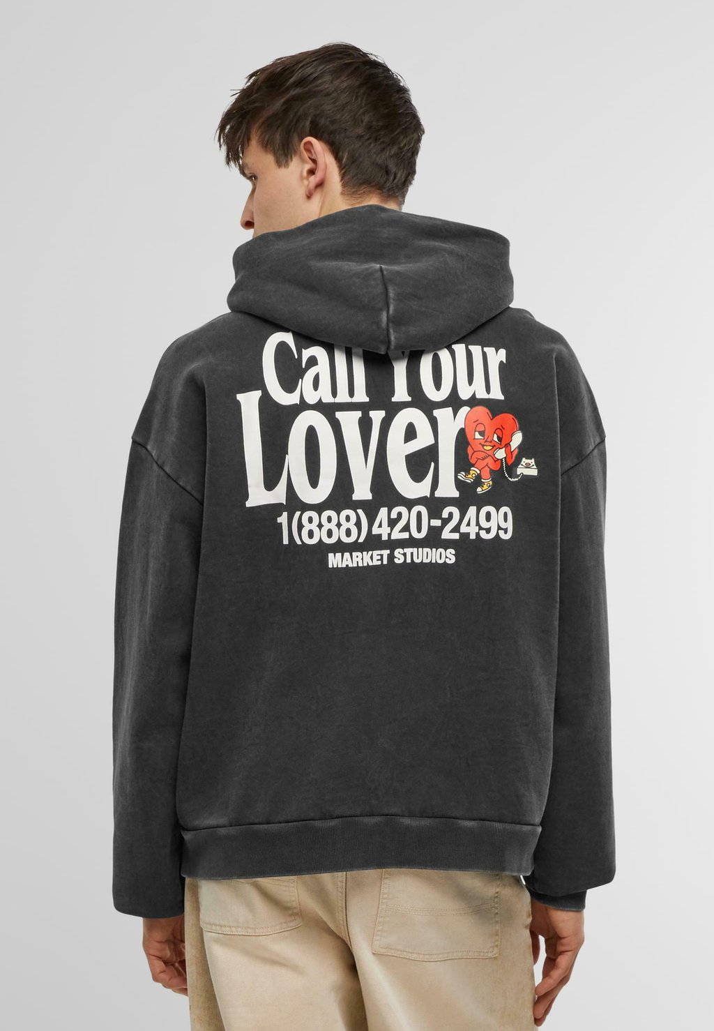 

Толстовка CALL MY LOVER - Hoodie Market, черный