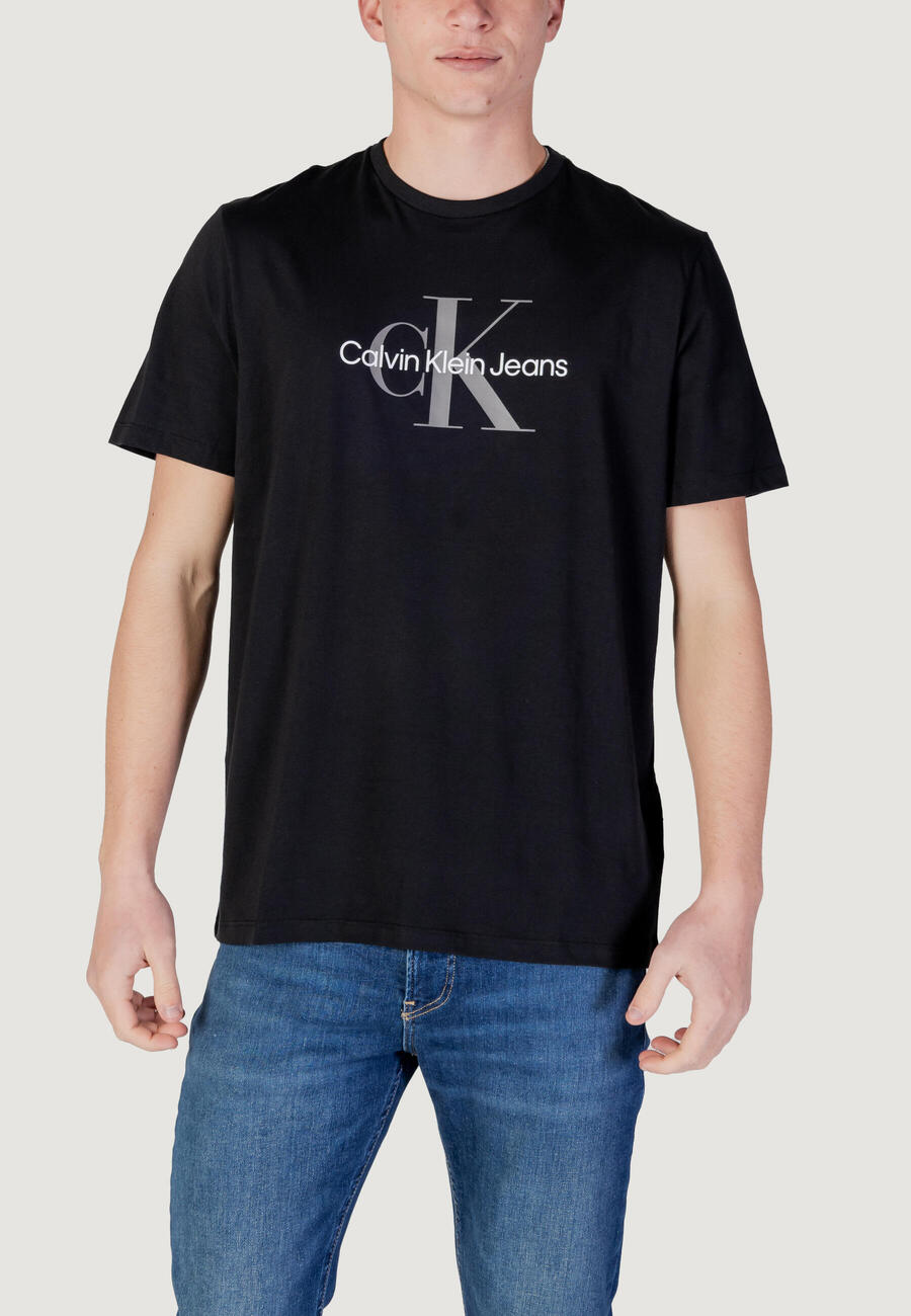 

CALVIN KLEIN Мужской укороченный топ SS HERO MONOGRAM TEE, черный