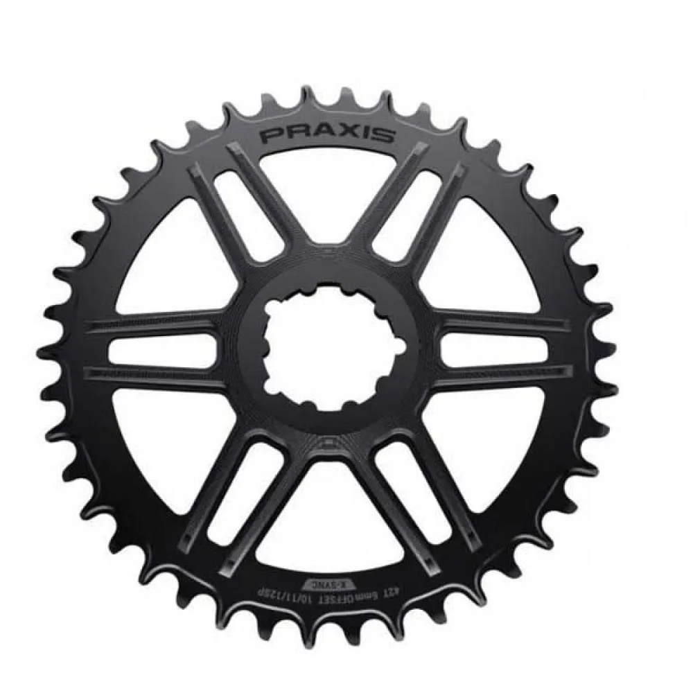 

Звездочка Praxis Road Narrow Wide DM, серебряный