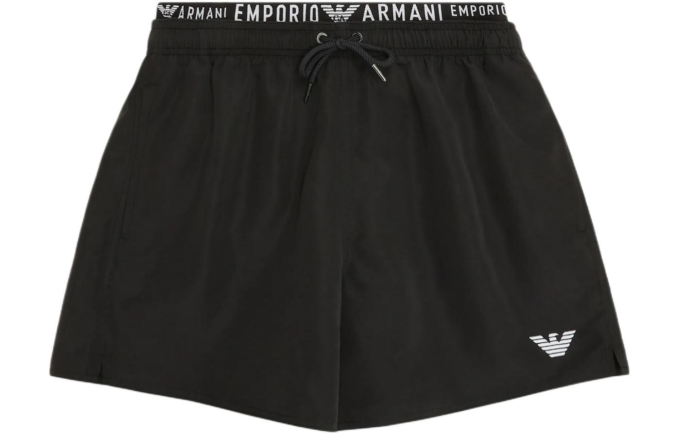 

Шорты пляжные черные EMPORIO ARMANI