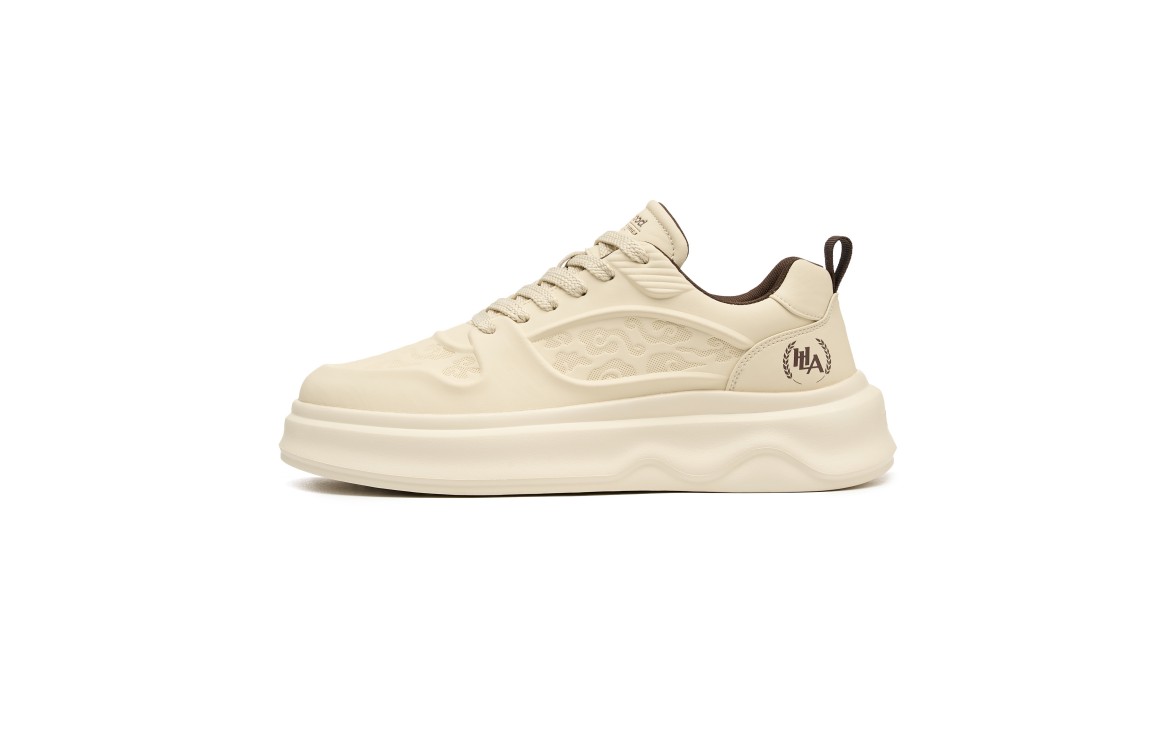 

Низкие кроссовки для скейтбординга мужские HLA, бежевый[fleece-lined]