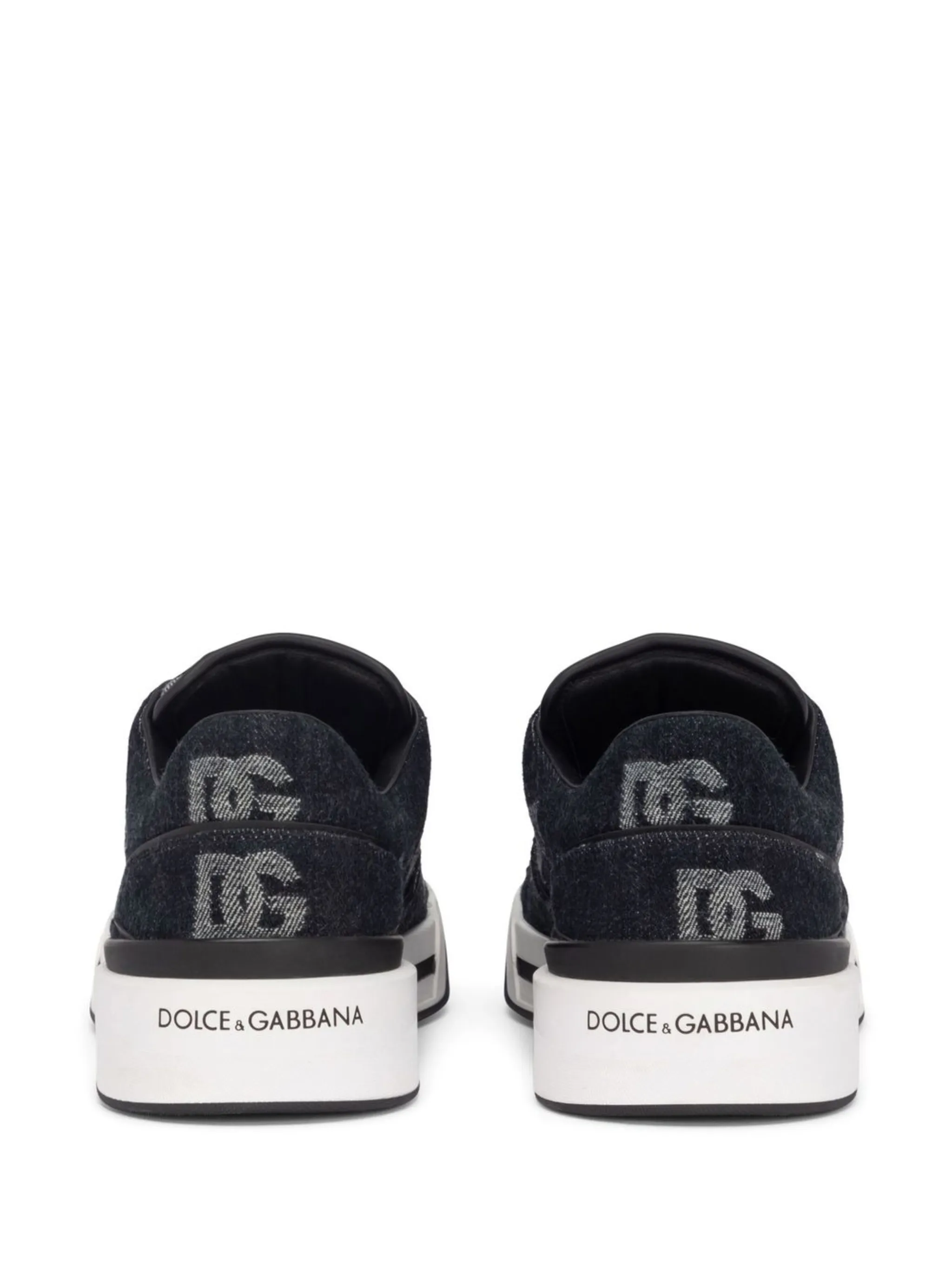 Кроссовки с логотипом Dolce & Gabbana, черный — фото 3