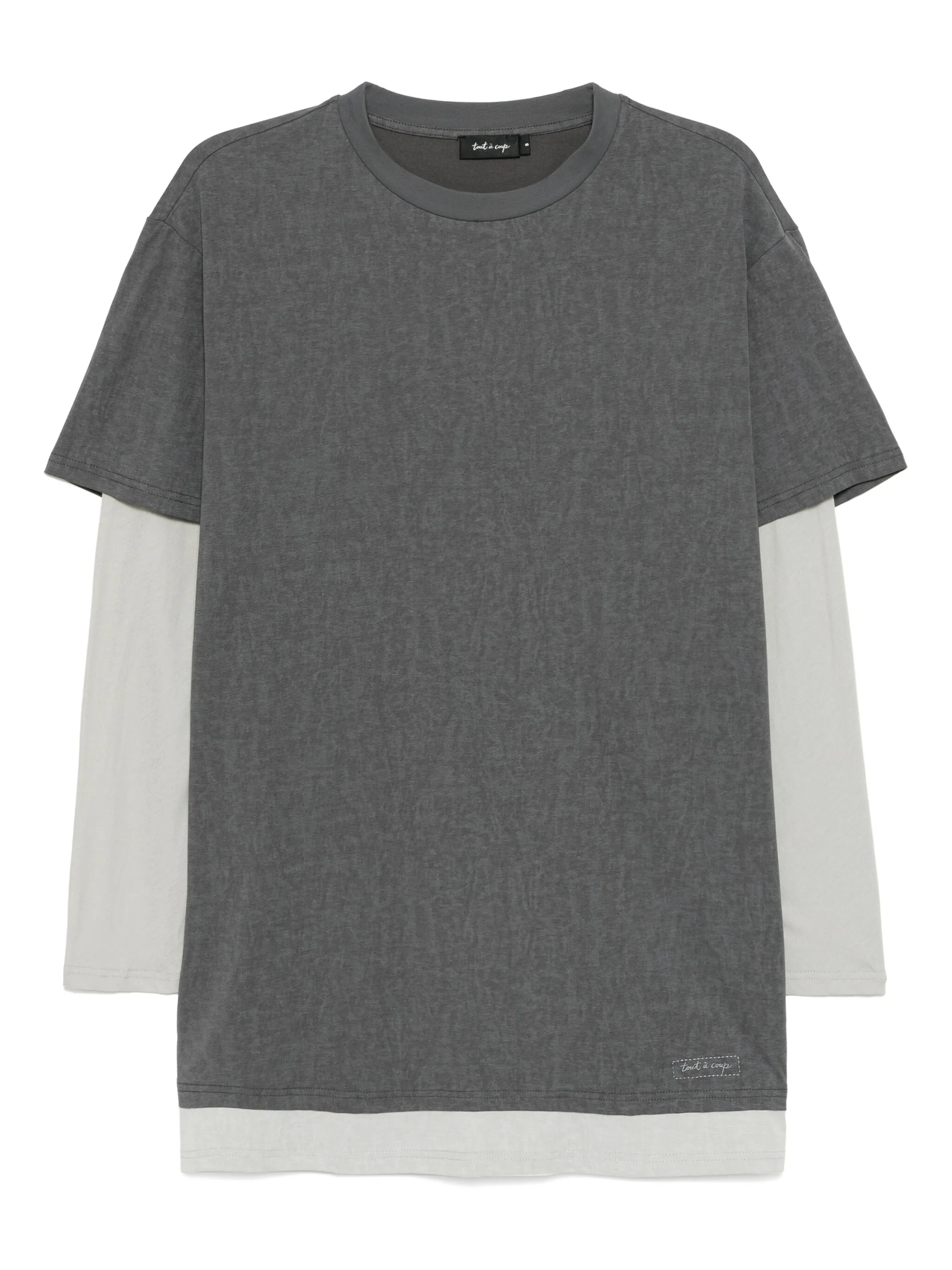 

Многослойная футболка Tout A Coup, серый