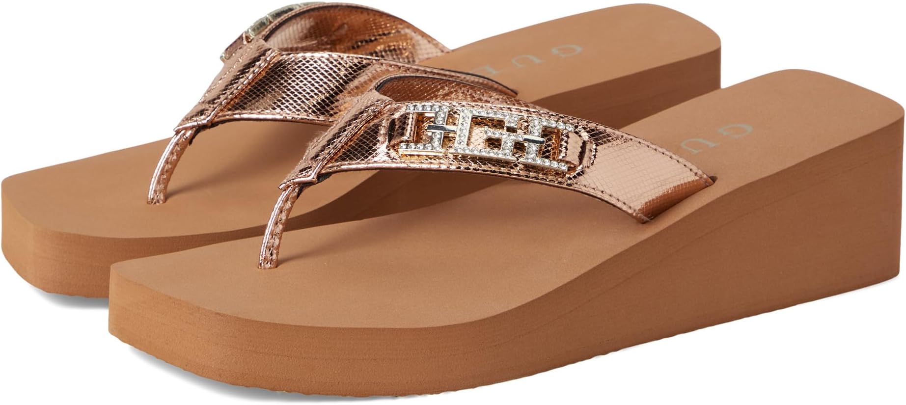 Сандалии GUESS Elowen, бронзовый