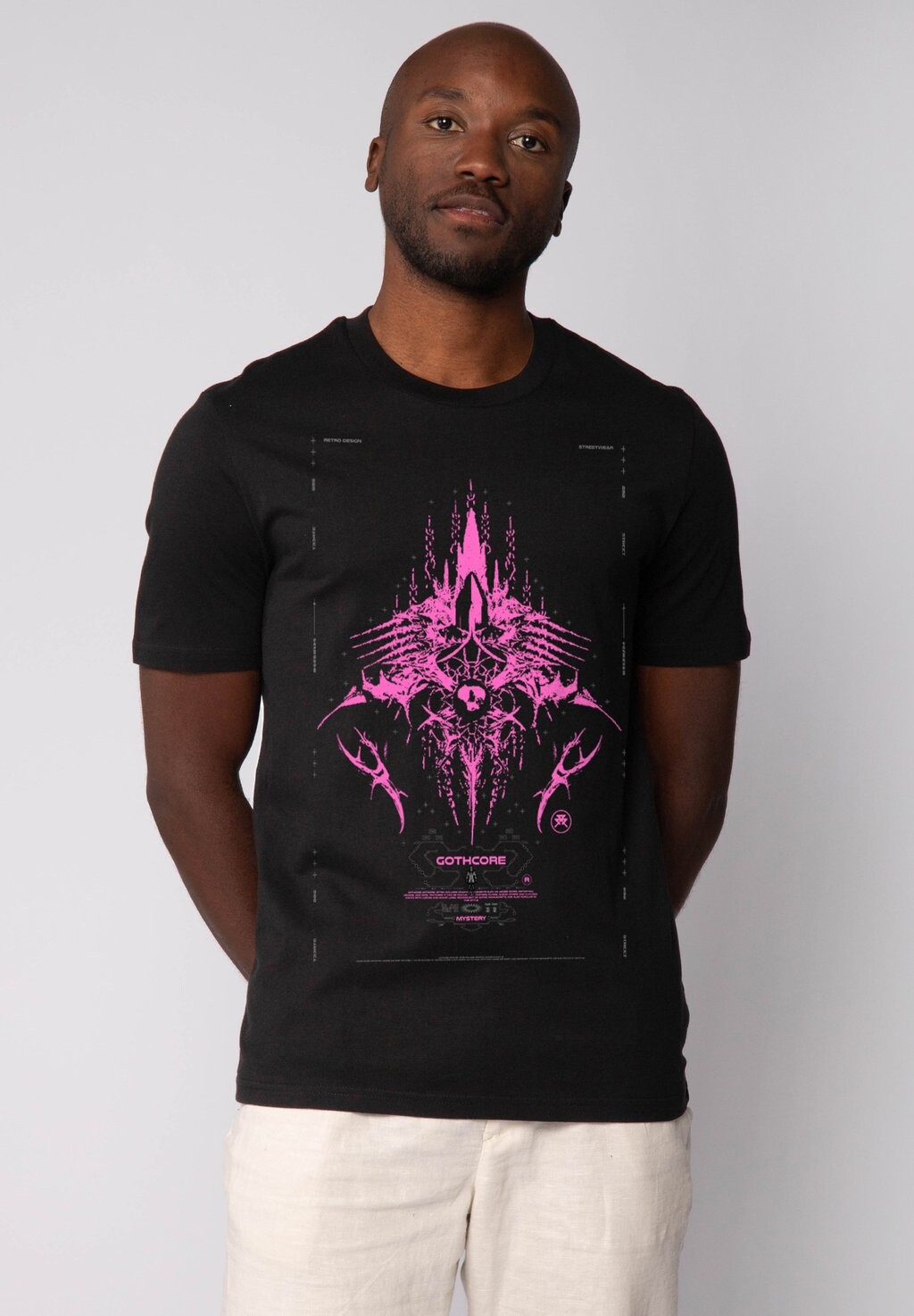 

Футболка с принтом GOTH MYSTIC watapparel, черный