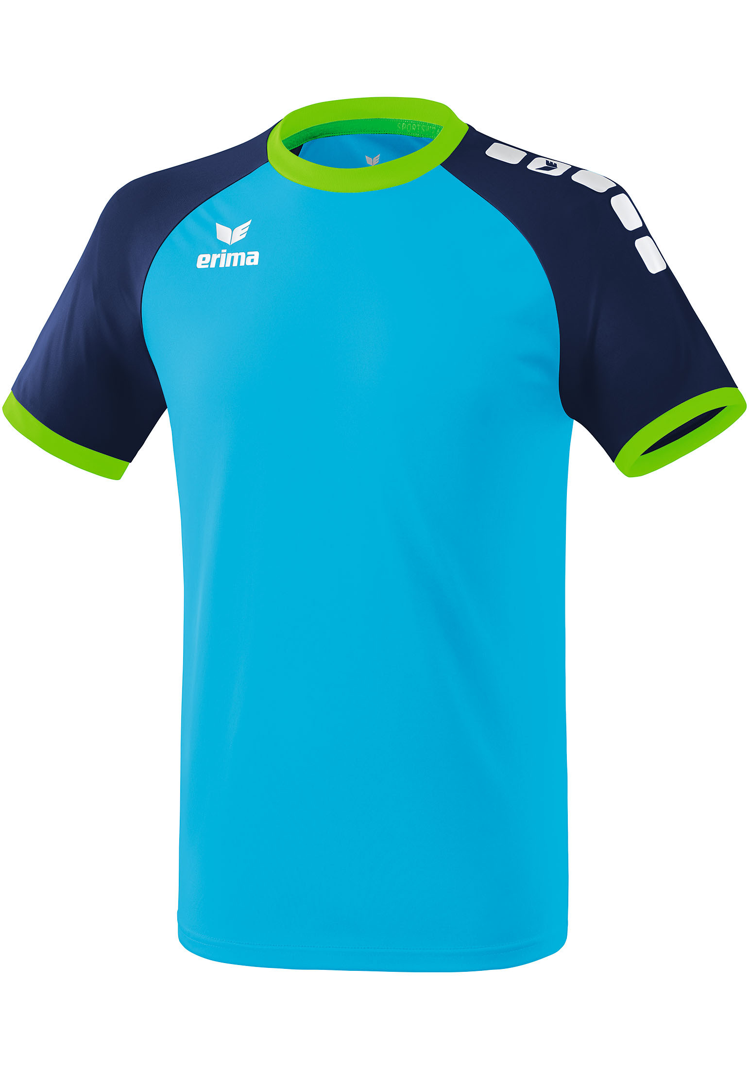 

Спортивная футболка erima Zenari 3.0 Trikot, цвет curacao/new navy/green gecko