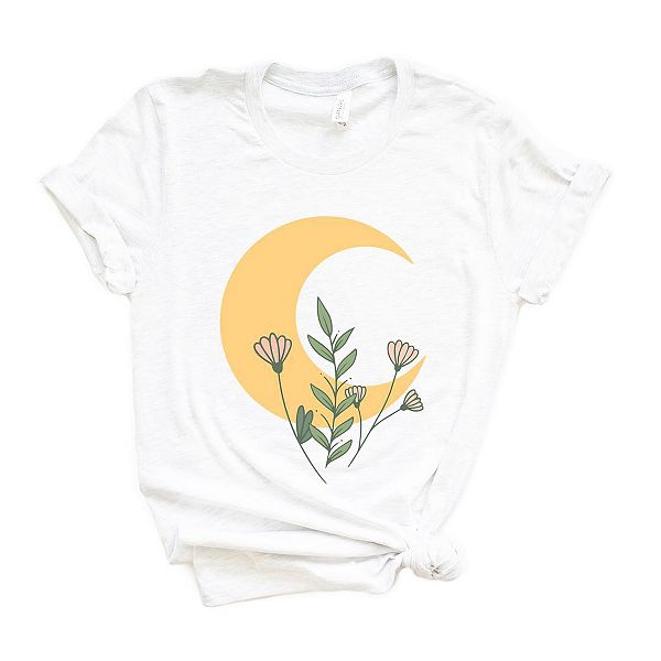 

Футболка с принтом Flower Moon Simply Sage Market, White