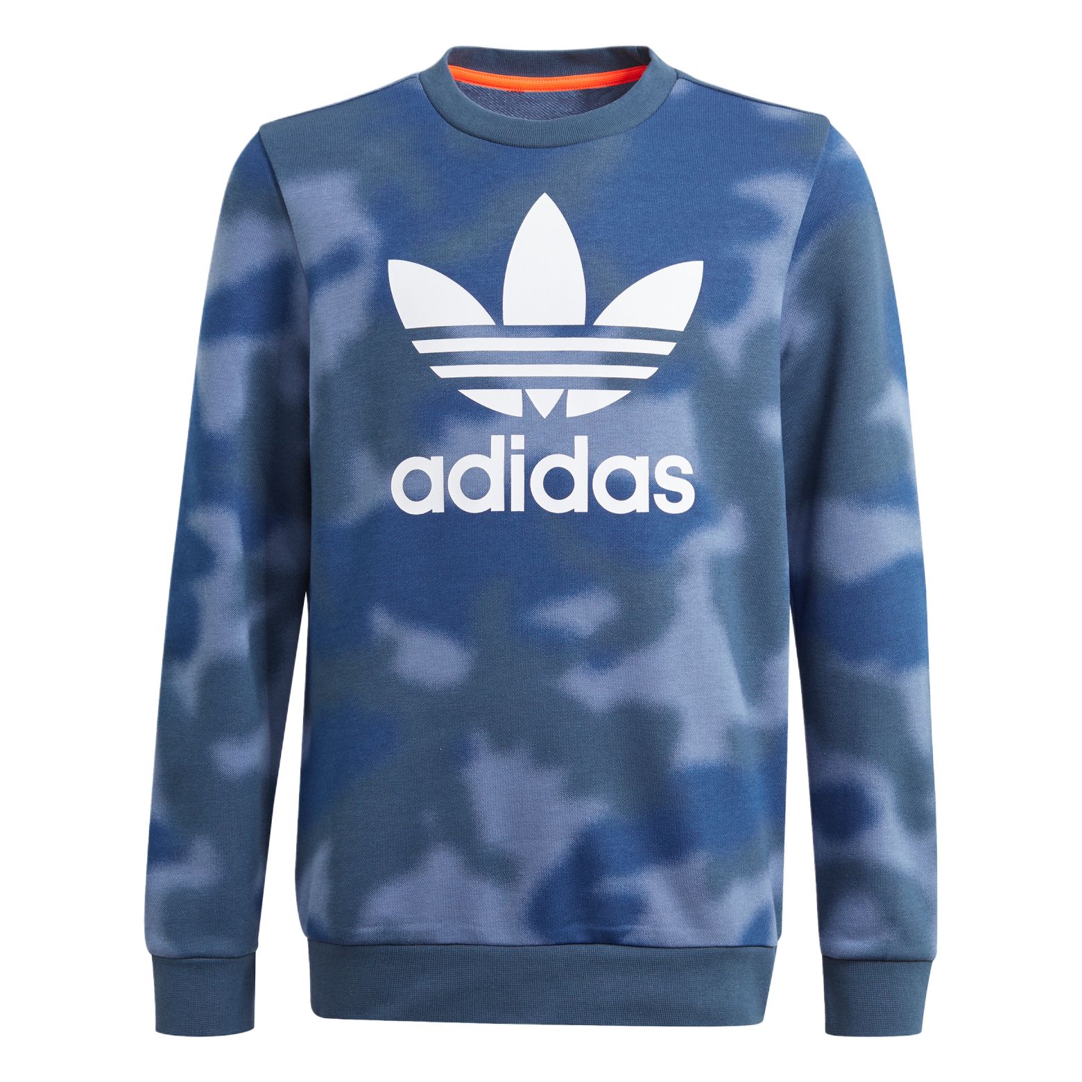 

Adidas Originals Толстовка Crew синяя/разноцветная/белая для подростков