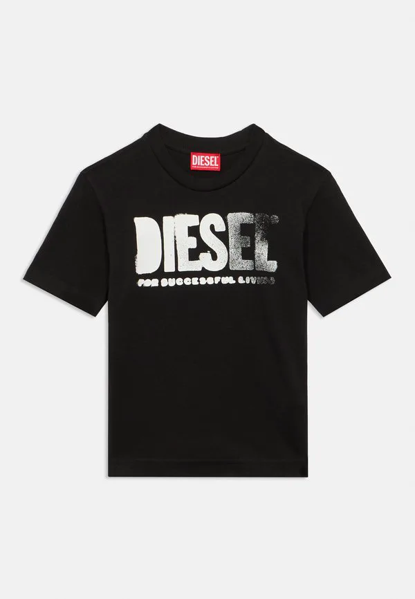 Футболка унисекс с принтом thide over Diesel, Nero