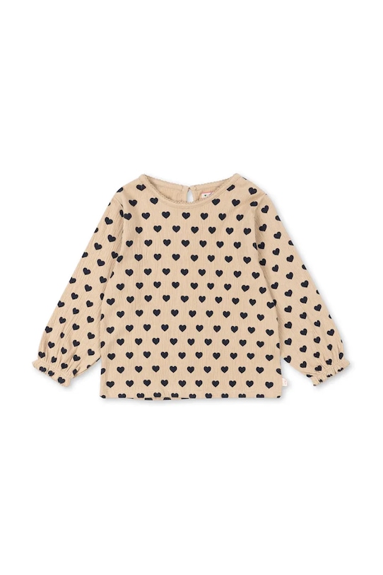 

Детская блузка CHLEO BLOUSE GOTS Konges Sløjd, бежевый