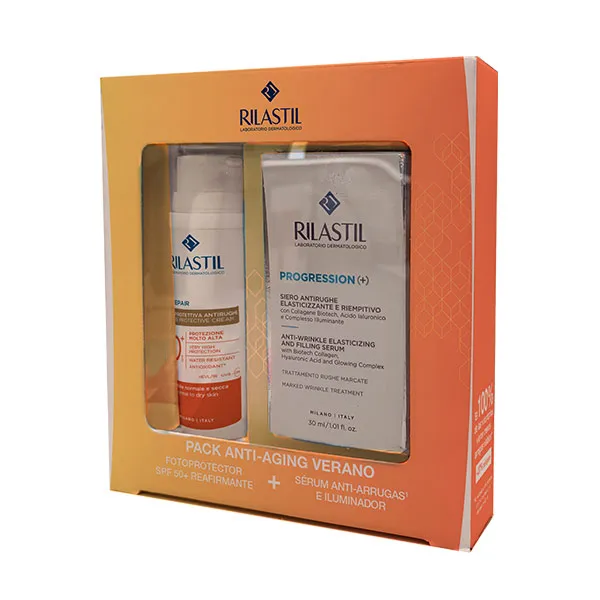 

Защита от солнца и процедура против морщин Pack Anti-Aging Verano Rilastil, 1 UD