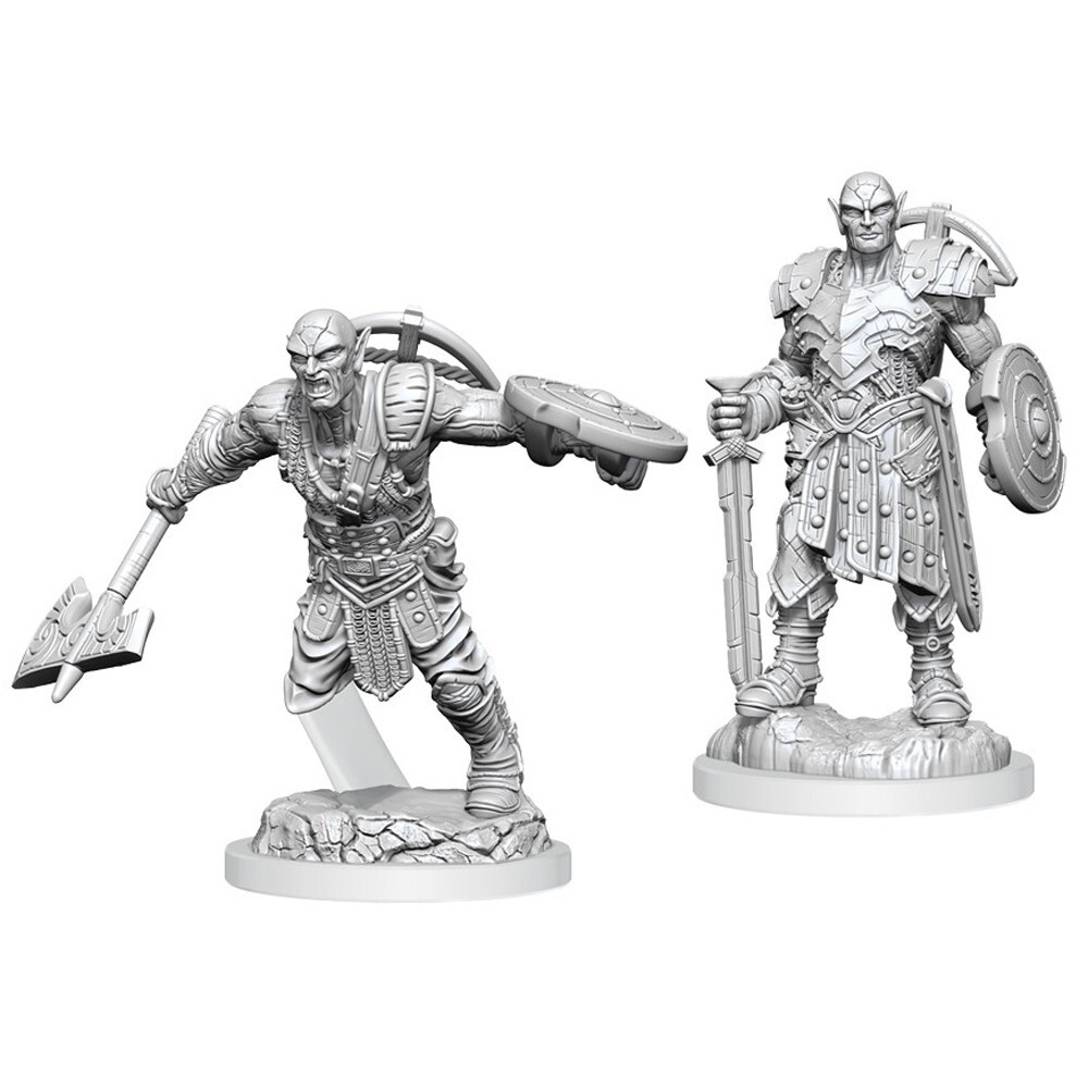 

Миниатюра WizKids/NECA D&D Nolzur's Marvelous Unpainted Minis: W20 Earth Genasi Fighter