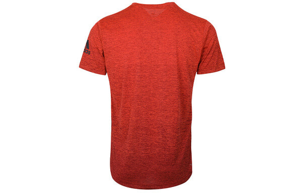 Футболка adidas FreeLift gradi Training Sports Short Sleeve Orange, оранжевый — фото 2
