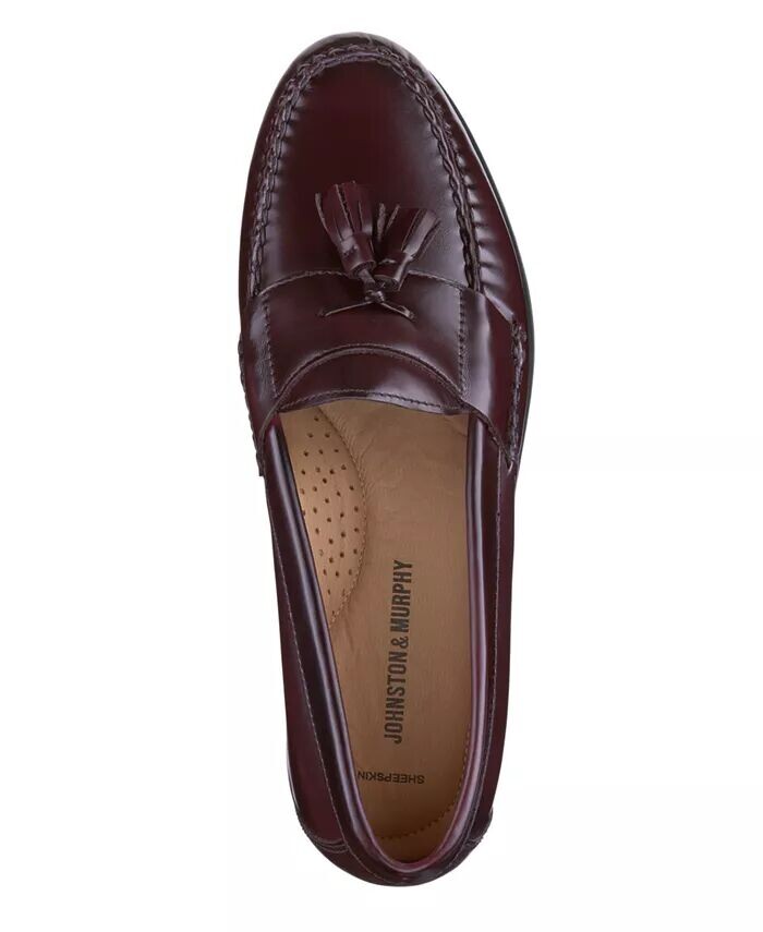 Мужские мокасины Hayes Tassel Slip-On Johnston & Murphy, красный — фото 4