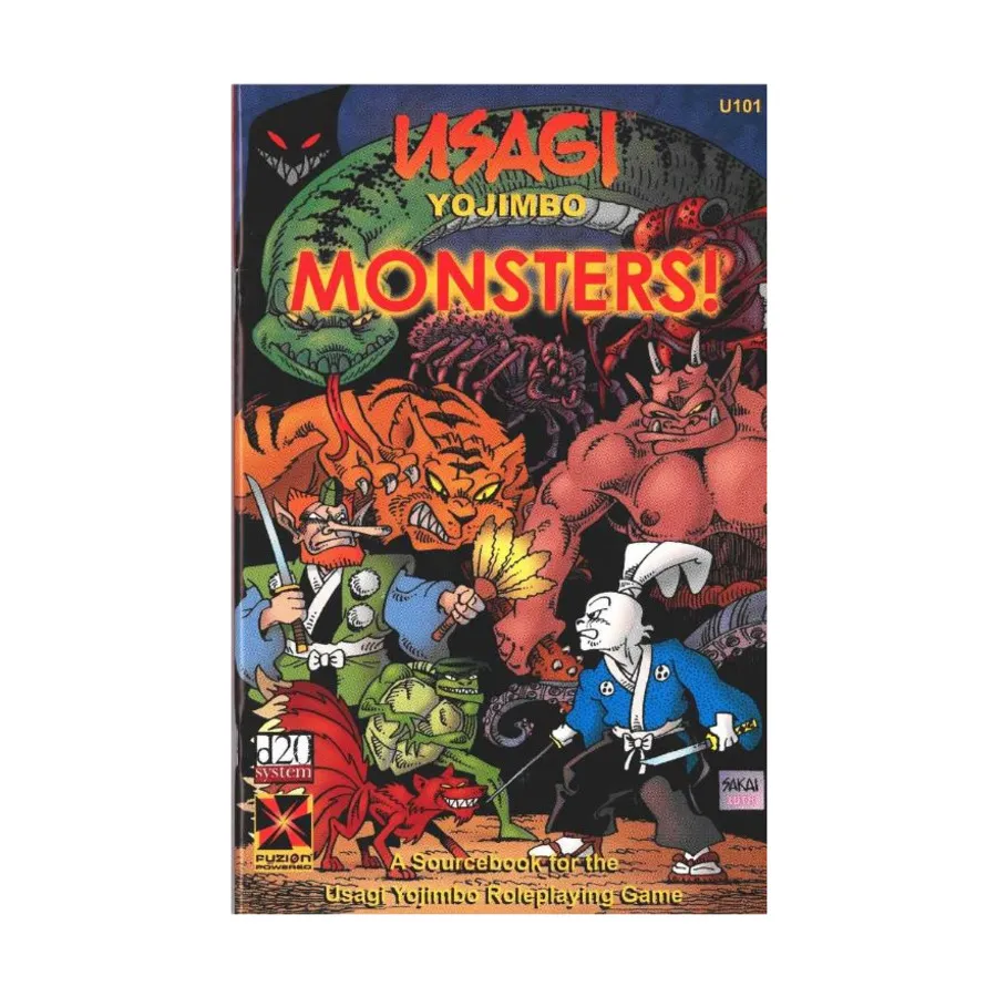

Monsters!, Usagi Yojimbo (Gold Rush Games), мягкая обложка