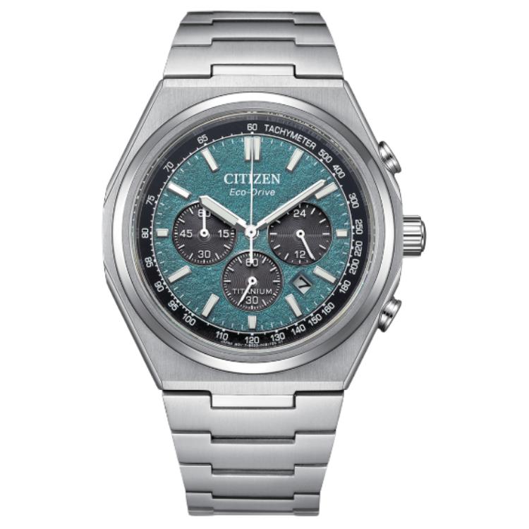 

CITIZEN Часы Ecology Drive Collection Solar Quartz Movement Titanium Strap Watch 42.5mm Unisex Blue Dial, Blue Dial