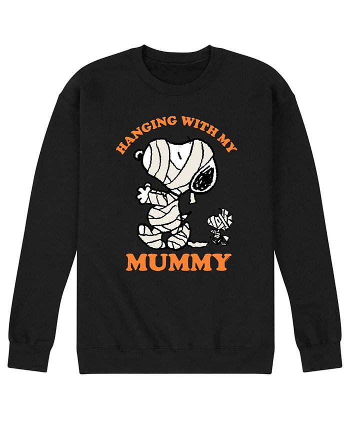 

Мужская флисовая футболка Peanuts Hanging With Mummy AIRWAVES, черный