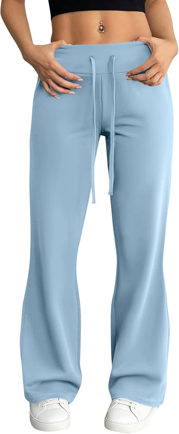 Леггинсы Bootcut с широкими штанинами, Generic, A09 Sky Blue